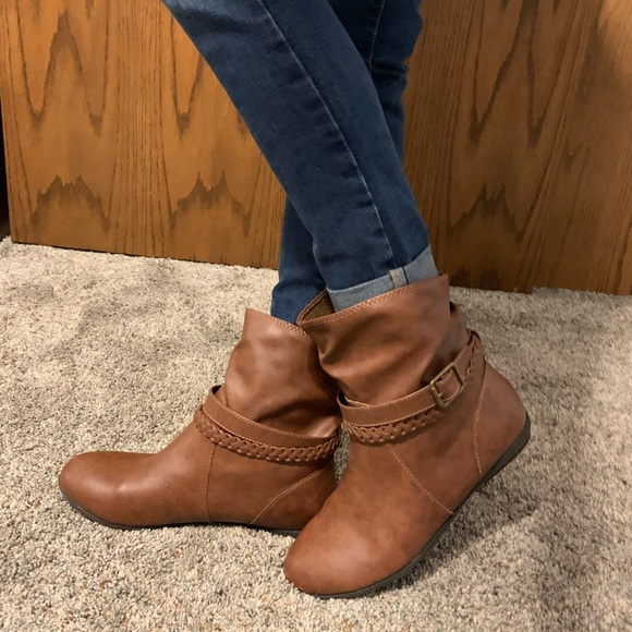 American Eagle Outfitters Shoes - American Eagle Brown Ankle Booties!!!